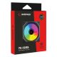 3. RAMPAGE 120 mm Case Fan, 1800 RPM, Infinite Loop ARGB, Black, PWM