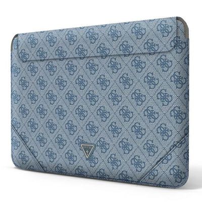 2. Guess 4G Uptown Triangle Logo case for a 16" laptop - blue