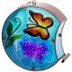 11. GARDEN DECORATION 22.5x8x22CM STAINED GLASS HANGING LANTERN