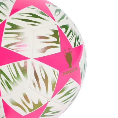3. adidas UCL 25/26 Final Club Pink-White-Green Football JX9094