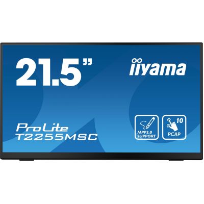 10. iiyama ProLite T2255MSC-B1 computer monitor 54.6 cm (21.5") 1920 x 1080 px Full HD LCD Touchscreen Black