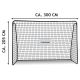11. FOOTBALL GOAL WITH NET 300x205x120CM DUNLOP