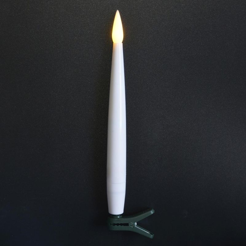 7. Luca Christmas Tree Candle Lights with Clips, 10 LED, Warm White