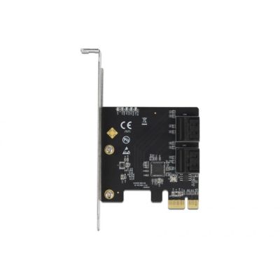 3. DeLOCK 4 Port SATA PCI Express x1 Card - Low Profile Design