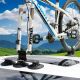 6. Rockbros XP1001 Roof Rack with Suction Cups for 1 Bike - Black
