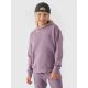 2. Girls' sweatshirt with hood, open, 4F Junior 4FJWMM00TSWSF1316-51S