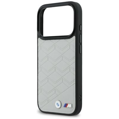 6. BMW M Shape Logo MagSafe Case for iPhone 17 Pro Max - Gray