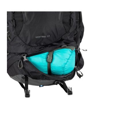 8. OSPREY Kestrel 48 trekking backpack, black, S/M