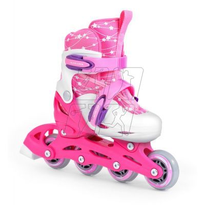 7. SMJ Sport Combo Pink LED set: 2in1 roller skates HS-TNK-000009549