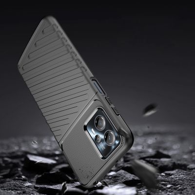 3. Thunder Case case for Motorola Moto G13 silicone armor case black