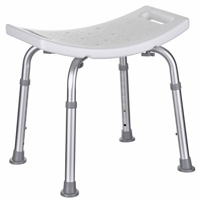 18. Rectangular shower stool with adjustable height