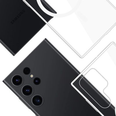 12. 3mk Clear MagCase for Samsung Galaxy S23 Ultra - transparent