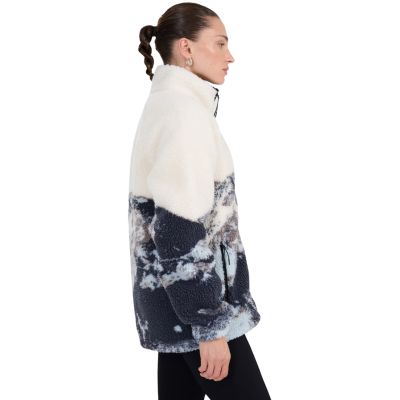 6. Fleece sweatshirt 4F U351 multicolor allover 4FWAW25TFLEU351 90A