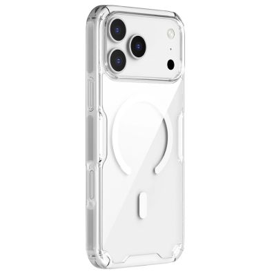 3. Nillkin Nature TPU Pro Magnetic Case Compatible with MagSafe for iPhone 17 Pro Max - Transparent