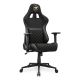 7. COUGAR CGR-A2F-GLB Universal Gaming Chair with Padded Upholstered Seat, Black, Gold
