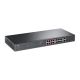2. TP-LINK TL-SL1218MP PoE Switch (16x 10/100Mbps, 2x 10/100/1000Mbps), Unmanaged PoE switch, 16 10/100 Mbps ports, 2 Gigabit ports, High total PoE power supply - up to 30 W on each PoE port and 250 W for all PoE ports*.