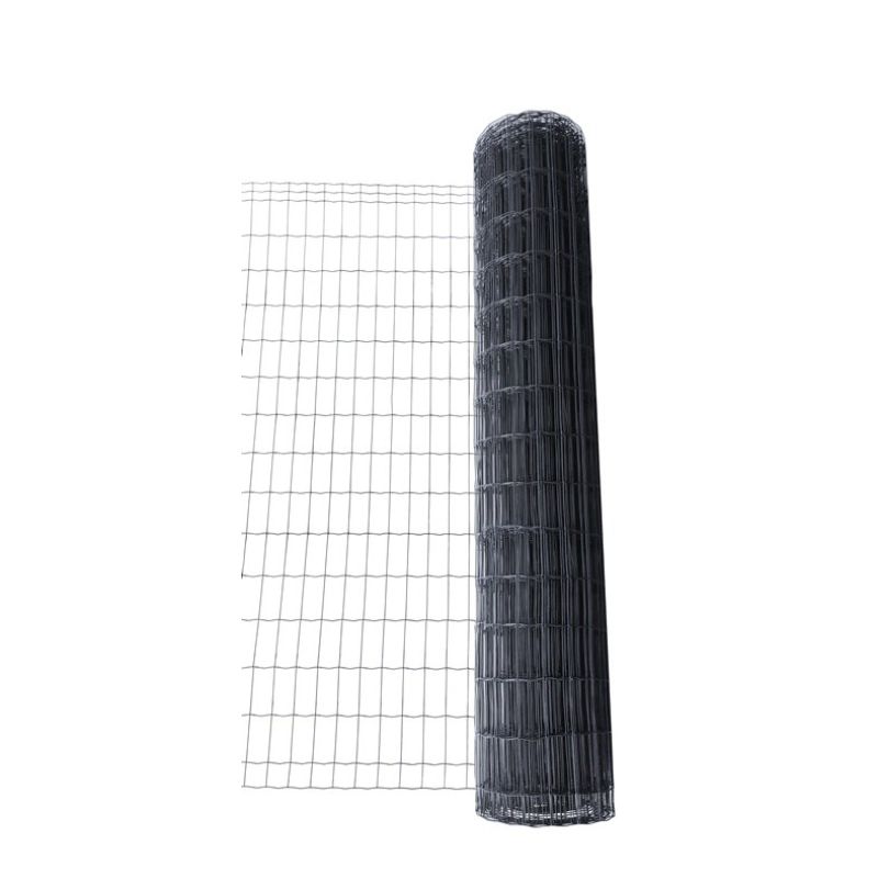 WELDED MESH PVC 2.1X100X50X1500 25M GRAY