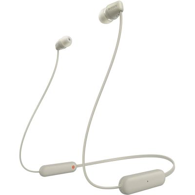 Sony WI-C100 Wireless In-Ear Bluetooth Calls/Music Headset Beige