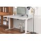3. Electric desk frame with height adjustment, two-stage motor, white
