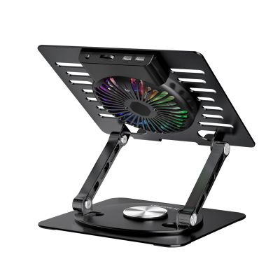 5. Wozinsky WDCX-X16-AS CoolBase RGB 360° Cooling Stand for Laptop and Tablet - Black