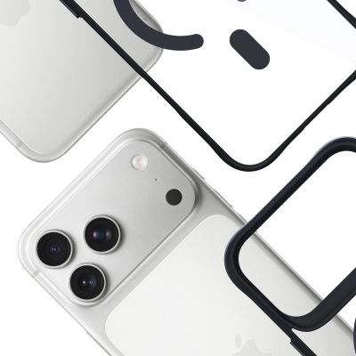 6. 3mk Satin Armor MagCase for iPhone 17 Pro - Transparent Black