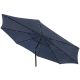 11. GARDEN UMBRELLA WITH LED LIGHTING 300CM NAVY BLUE