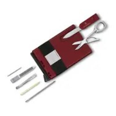 Victorinox SwissCard Classic Smart multitool - red black