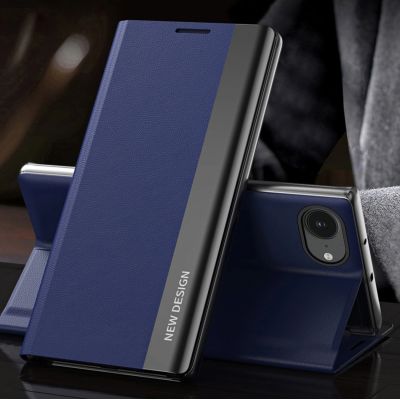2. Sleep Case Pro for iPhone 16e / 17e with flap and stand - blue