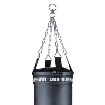 21. PREMIUM Punching Bag + Hoop SBRX Black Empty - 150cm | DBX Bushido