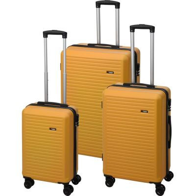 7. SET OF 3 SUITCASE 20/24/28 INCHES PROWORLD HONEY