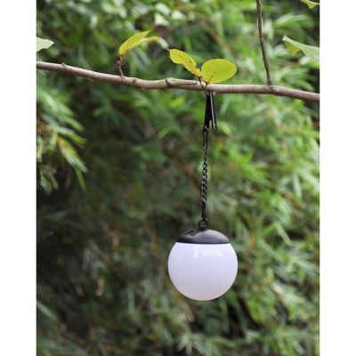 22. SOLAR LAMP PLASTIC HANGING BALL 20CM