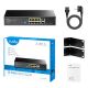 7. CUDY GS1010PS2 8-port GbE PoE Switch with 2 ports