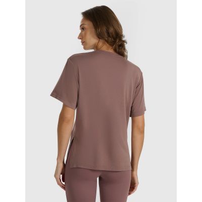 4. Women's oversize T-shirt with modal 4F 4FRAW25TTSHF3408-82S