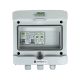 Hermetic IP65 EMITER AC connection switchboard with AC surge arrester Noark type 2, 16A 1-F, RCD type A 40A/300mA