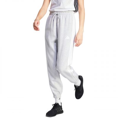 2. adidas Essentials 3-Stripes Fleece Loose-Fit Pants IN6178