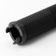 11. Rockbros 40210003001 microfiber bicycle handlebar grips - black