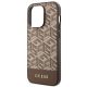 6. Guess GUHMP14LHGCFSEW iPhone 14 Pro 6.1" brown/brown hard case GCube Stripes MagSafe