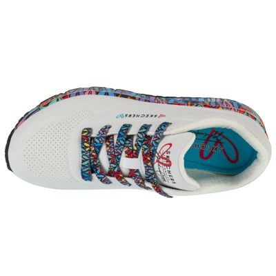 3. Skechers Uno - Ravaged Love 177918-WMLT White 36