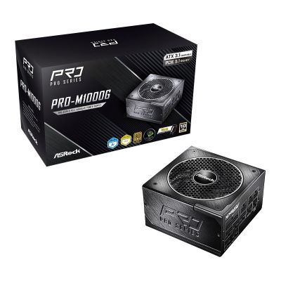 Asrock PRO-M1000G 1000W 80 PLUS Gold Power Supply