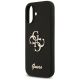 6. Guess Silicone Big 4G Script Case for iPhone 17 - Black