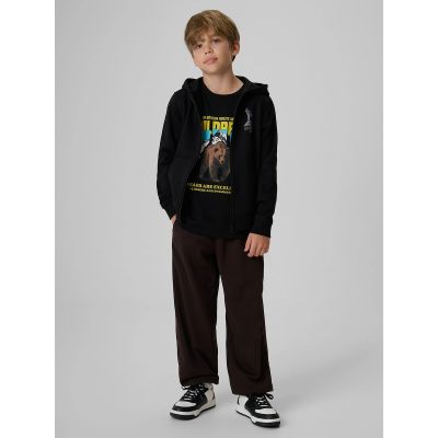 4. Boy's regular printed T-shirt 4F 4FJKAW26TTSHM4456-20S