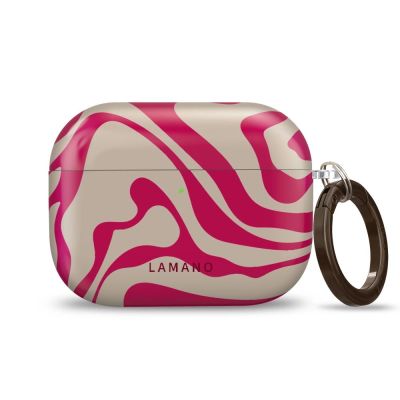 3. Lamano Tech-Protect Case for AirPods Pro 3 - Pink and Beige
