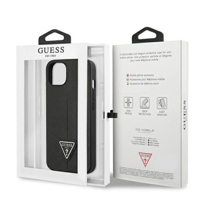 8. Guess GUHCP14MPSATLK iPhone 14 Plus 6,7 "black / black hardcase SaffianoTriangle Logo
