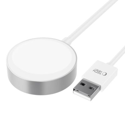 2. Tech-Protect UltraBoost Magnetic Inductive Charger with USB-A Connector for Apple Watch 1.2m - White