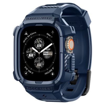 9. Spigen Rugged Armor Pro Case for Apple Watch Ultra 1 / 2 (49mm) - Navy Blue