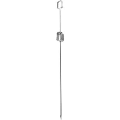 16. SKEWER FOR SHASHLIK 4 PCS. LENGTH 40.5 CM STAINLESS STEEL