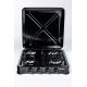 3. Ravanson K-04TB 4-burner adjustable gas stove (black)
