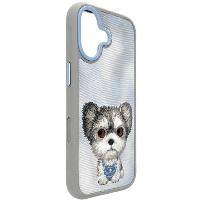 5. Nimmy Big Eyed Pet 2.0 Dog Case for iPhone 17 - Gray
