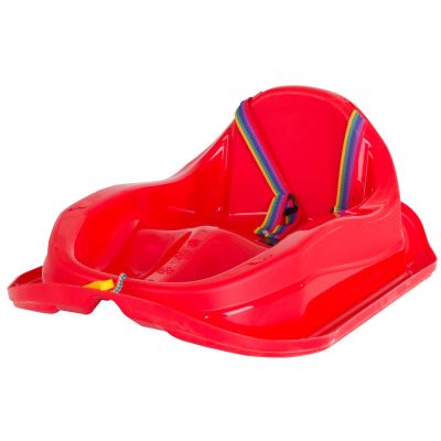 7. MINI BOBEK Plastic Sled, Red