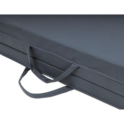 6. FOLDABLE GYMNASTIC MATTRESS 180x60x5CM GREY ENERO FIT